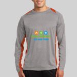 Long Sleeve Heather Colorblock Contender ™ Tee Thumbnail