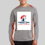 Long Sleeve Heather Colorblock Contender ™ Tee Thumbnail