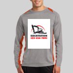 Long Sleeve Heather Colorblock Contender ™ Tee Thumbnail