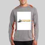 Long Sleeve Heather Colorblock Contender ™ Tee Thumbnail