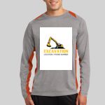 Long Sleeve Heather Colorblock Contender ™ Tee Thumbnail