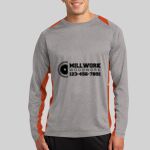 Long Sleeve Heather Colorblock Contender ™ Tee Thumbnail