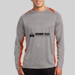 Long Sleeve Heather Colorblock Contender ™ Tee Thumbnail