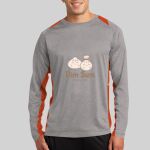 Long Sleeve Heather Colorblock Contender ™ Tee Thumbnail