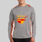 Long Sleeve Heather Colorblock Contender ™ Tee Thumbnail