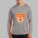 Long Sleeve Heather Colorblock Contender ™ Tee Thumbnail