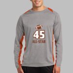 Long Sleeve Heather Colorblock Contender ™ Tee Thumbnail