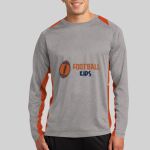 Long Sleeve Heather Colorblock Contender ™ Tee Thumbnail