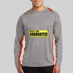 Long Sleeve Heather Colorblock Contender ™ Tee Thumbnail