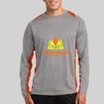 Long Sleeve Heather Colorblock Contender ™ Tee Thumbnail
