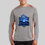 Long Sleeve Heather Colorblock Contender ™ Tee Thumbnail