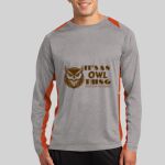 Long Sleeve Heather Colorblock Contender ™ Tee Thumbnail