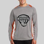 Long Sleeve Heather Colorblock Contender ™ Tee Thumbnail