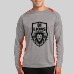 Long Sleeve Heather Colorblock Contender ™ Tee Thumbnail