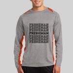 Long Sleeve Heather Colorblock Contender ™ Tee Thumbnail