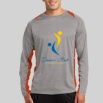 Long Sleeve Heather Colorblock Contender ™ Tee Thumbnail