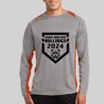 Long Sleeve Heather Colorblock Contender ™ Tee Thumbnail