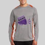 Long Sleeve Heather Colorblock Contender ™ Tee Thumbnail
