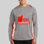 Long Sleeve Heather Colorblock Contender ™ Tee Thumbnail