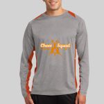 Long Sleeve Heather Colorblock Contender ™ Tee Thumbnail