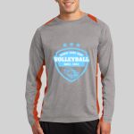 Long Sleeve Heather Colorblock Contender ™ Tee Thumbnail