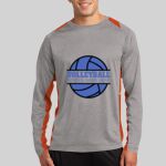 Long Sleeve Heather Colorblock Contender ™ Tee Thumbnail