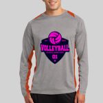 Long Sleeve Heather Colorblock Contender ™ Tee Thumbnail