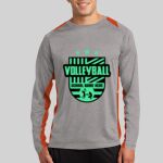 Long Sleeve Heather Colorblock Contender ™ Tee Thumbnail