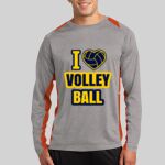 Long Sleeve Heather Colorblock Contender ™ Tee Thumbnail