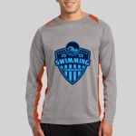 Long Sleeve Heather Colorblock Contender ™ Tee Thumbnail