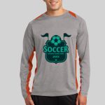 Long Sleeve Heather Colorblock Contender ™ Tee Thumbnail