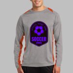 Long Sleeve Heather Colorblock Contender ™ Tee Thumbnail