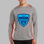 Long Sleeve Heather Colorblock Contender ™ Tee Thumbnail