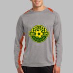 Long Sleeve Heather Colorblock Contender ™ Tee Thumbnail