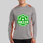 Long Sleeve Heather Colorblock Contender ™ Tee Thumbnail