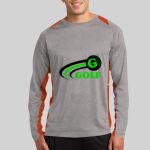Long Sleeve Heather Colorblock Contender ™ Tee Thumbnail