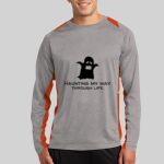 Long Sleeve Heather Colorblock Contender ™ Tee Thumbnail