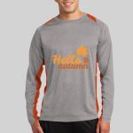 Long Sleeve Heather Colorblock Contender ™ Tee Thumbnail