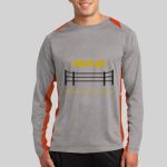 Long Sleeve Heather Colorblock Contender ™ Tee Thumbnail
