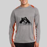 Long Sleeve Heather Colorblock Contender ™ Tee Thumbnail