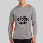 Long Sleeve Heather Colorblock Contender ™ Tee Thumbnail