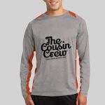 Long Sleeve Heather Colorblock Contender ™ Tee Thumbnail