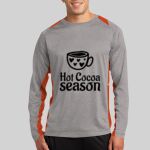 Long Sleeve Heather Colorblock Contender ™ Tee Thumbnail