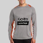 Long Sleeve Heather Colorblock Contender ™ Tee Thumbnail
