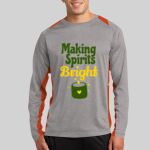 Long Sleeve Heather Colorblock Contender ™ Tee Thumbnail