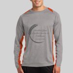 Long Sleeve Heather Colorblock Contender ™ Tee Thumbnail