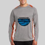 Long Sleeve Heather Colorblock Contender ™ Tee Thumbnail