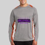 Long Sleeve Heather Colorblock Contender ™ Tee Thumbnail