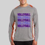 Long Sleeve Heather Colorblock Contender ™ Tee Thumbnail