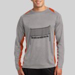 Long Sleeve Heather Colorblock Contender ™ Tee Thumbnail